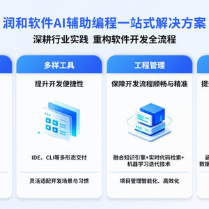 潤(rùn)和軟件AI輔助編程一站式解決方案 破解企業(yè)軟件開(kāi)發(fā)難題